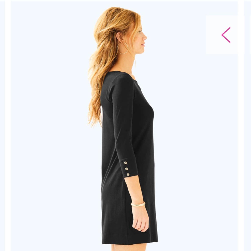 New lilly pulitzer UPF 50+ SOPHIE DRESS onyx - Picture 5 of 9